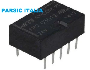Relè FP2 D3012 24V FP2D3012 Axicom SWISS RELAY bobina 24V 2A 10PIN ( x 2 PEZZI) - Imagen 1 de 4