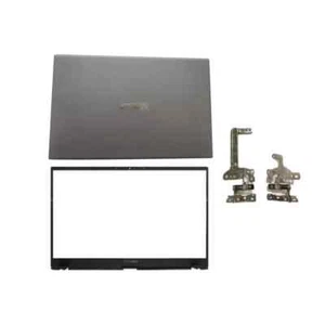 Back Cover+Front Bezel+Hinges For ASUS VivoBook X512 X512U V5000F Gray Top Case - Picture 1 of 6