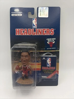 Figura de baloncesto 1996 Scottie Pippen Corinthian Headliners NBA Chicago Bulls Foto 1 de 2