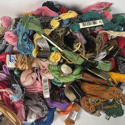 Embroidery Floss 100 Pieces Various Brands - Image 1 of 4