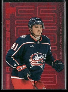 2023-24 Upper Deck Stanislav Svozil Fluorescence Red #F-39 Columbus Blue Jackets - Picture 1 of 2