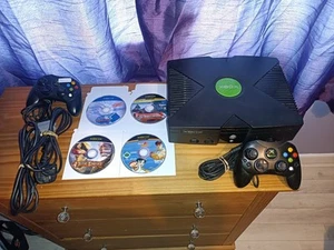 Original Xbox With Games Tested With Controller 4 Games Bundle - Picture 1 of 12