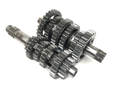 84 85 Honda CR125 CR 125 OEM Transmission Gearbox Shaft Gears Bottom End - Image 1 of 4