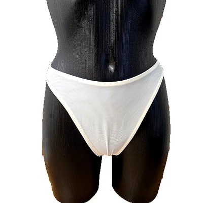 La Perla Studio exklusiver Wende Tanga in Weiß-Blau Gr. 38 Tüll *Luxus Neu - Bild 1 von 4