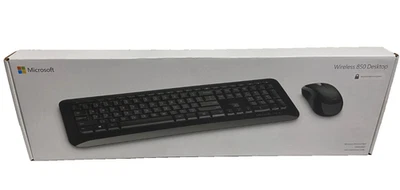 Microsoft Desktop 850 Wireless Keyboard and Mouse Bundle Black New Open Box NIB - Image 1 of 4