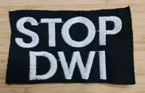 Patch taglio grezzo Stop DWI forze dell'ordine - Foto 1 di 4