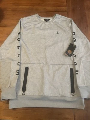 Volcom Live Free Or Die Fleece Sweatshirt, Men’s Small, New - Image 1 of 4