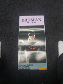 Nintendo Power Batman Returns (1992) Konami DC Comics NES Pull-Out Poster