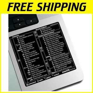 50+ Shortcuts for MacBook Pro & Air, Vinyl Sticker - Picture 1 of 8