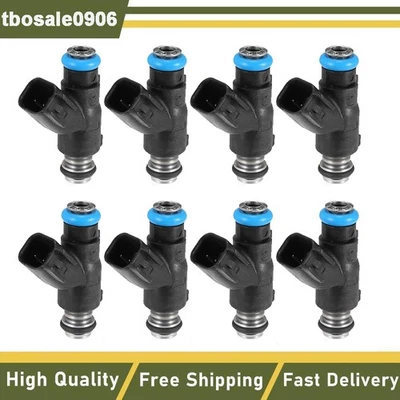 Juego de 8 inyectores de combustible 12613412 para Chevrolet Silverado Suburban GMC Sierra Foto 1 de 4