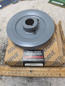 BK52-7/8 Keilriemenscheibe 7/8 Zoll Bohrung 4,95" Außendurchmesser für A B 4L 5L Riemen - Bild 1 von 8