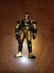 Vintage '97 Beetleborgs Beetle Blast'N Chrom Gold Beetleborg Actionfigur Bandai - Bild 1 von 2