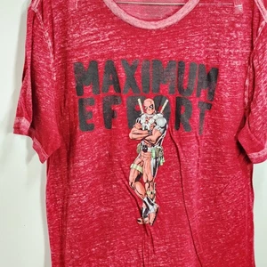 Marvel Comics DEADPOOL Herren T-Shirt rot Jersey weich Gr. XL - Bild 1 von 5