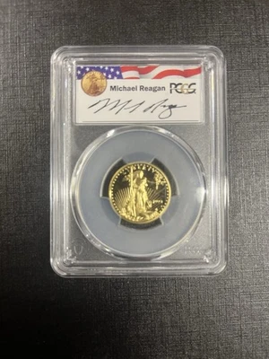 1993-P U.S. $10 Proof American Gold Eagle PCGS PR69 DCAM ~ Reagan Legacy Series - Image 1 of 2
