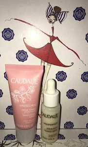 Caudalie Vinoperfect Radiance Serum & Vinosource Moisturizing Sorbet .33oz Lot - Picture 1 of 3