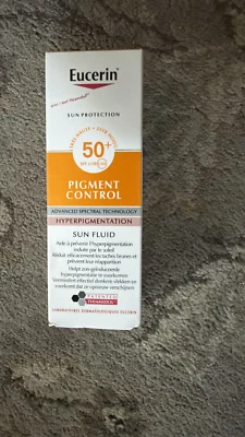 New! Eucerin Sun Fluid Pigment Control SPF50+ 50ml... - Image 1 of 4