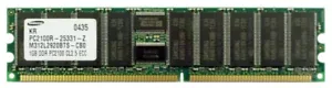 1GB SAMSUNG M312L2920BTS-CB0Q0 DDR PC2100R-25331-Z SERVER MEMORY (C3) - Picture 1 of 2