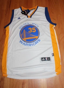 Adidas Kevin Durant Golden State Warriors Men's Sz XL Jersey White NBA - Picture 1 of 5