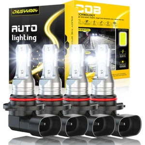 Fit Toyota RAV4 1998 - 2000 Combo LED Headlight High/Low Beam 6000K White Bulbs - Picture 1 of 13