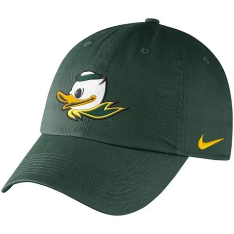 Nike Oregon Ducks Mascot Heritage 86 Adjustable Green Hat Cover