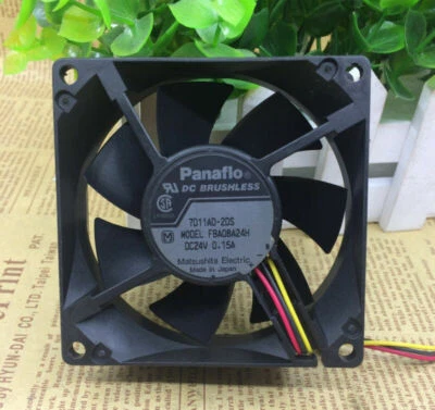 1PCS FBA08A24H 8025 24V 0.15A inverter cooling fan 8CM - Image 1 of 2