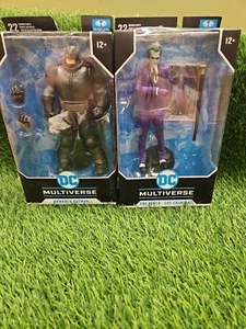 The Joker The Criminal & Armored Batman DC Multiverse McFarlane Lot Of 2 - Picture 1 of 6
