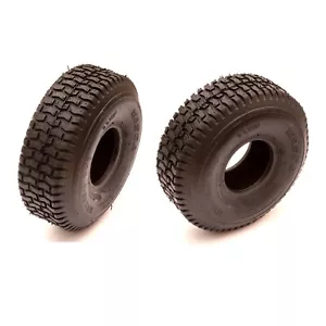 2x Wanda Tyre 11x4.00-4 Garden Lawn Tractor 4 Ply Grass Safe Turf Tread Tubeless - Picture 1 of 10