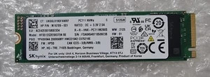 Fast SK Hynix PC711 GEN3 X4 NVMe PCIe M.2 2280 SSD 512GB HFS512GDE9X073N Laptop - Picture 1 of 1