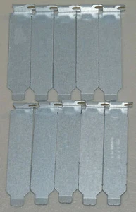 Posten 100 HP Low Profile Leer PCI Expansion Slot Cover Bracket S4-457465 15051-T  - Bild 1 von 3