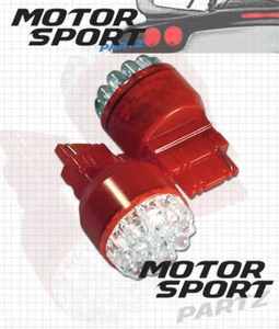 3156 Rojo 19 LED Bombilla Giratoria x2 3056 3356 3456 - Imagen 1 de 3