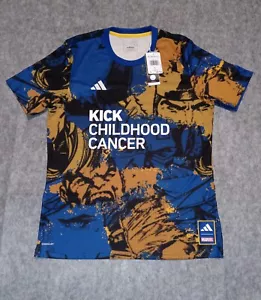 Adidas Marvel Superheroes Kick Childhood Cancer Soccer Jersey Men’s Sz Large - Picture 1 of 5