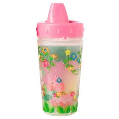 Taza aislante Evenflo Zoo Friends 9 m+ 10 oz 6429912 - rosa Foto 1 de 3