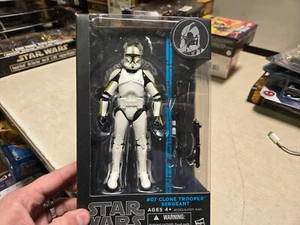 sealed DISNEY Star Wars CLONE TROOPER SERGEANT Black Series 6" Figure #07 - Picture 1 of 6