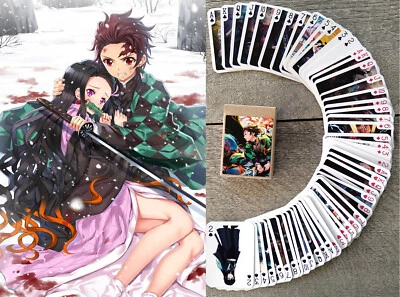 ANIME Playing Cards (Poker Deck 54 Cards) DEMON SLAYER Mange/Anime Art 333 - Image 1 of 4