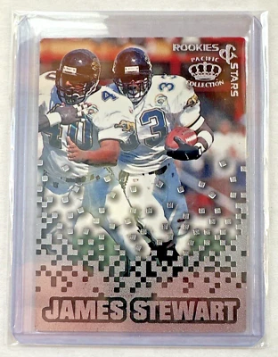 James Stewart - 1995 Pacific Triple Folders Rookies & Stars Silver #RS-17 RC - Image 1 of 2