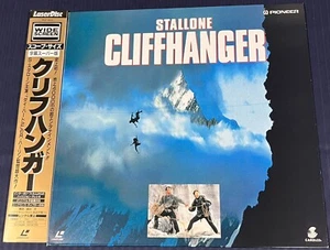 Cliffhanger Movie LaserDisc 1993 PILF-1852 Sylvester Stallone w/Obi From Japan - Picture 1 of 10