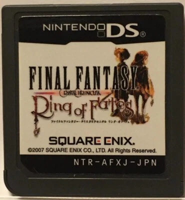 Nintendo DS Final Fantasy Ring of Fates Crystal Chronicles Japanese Games NDS - Image 1 of 4