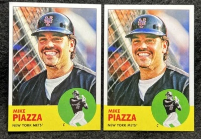 Mike Piazza - 2022 Topps Archives - #7 - HOF + Extra - Image 1 of 2