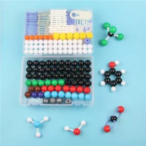 267 pz Set Modelli Molecolari Chimica Organica Scienza Molecole Atomiche Kit Maglie Regno Unito - Foto 1 di 7