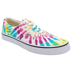 Polo Ralph Lauren Herren Freizeit Schnürschuhe Thorton SK-VLC US 8,5D Regenbogenfarbstoff - Bild 1 von 5
