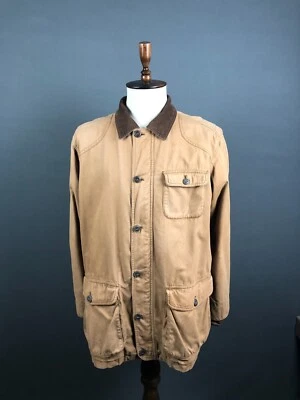 Chaqueta Orvis Cremallera Completa Algodón Hombre Talla L Marrón Foto 1 de 4