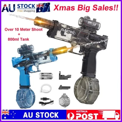 800ML Ultimate Battle Water Blaster Long Range Motorized Electric Water Gun Toys - image 1 of 4