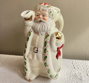 Lenox Patines Santa en una jarra New Millennium. Caja original vintage como nueva - Imagen 1 de 9