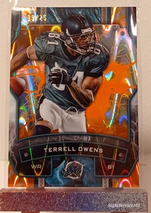 2024 Topps Resurgence Terrell Owens Orange Power Surge/25 - Muy raro encontrar patio - Imagen 1 de 5