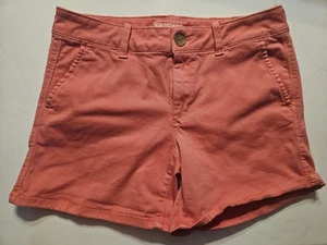 Pantalones Cortos Midi American Eagle Súper Elastizados Mujer Talla 10 Rosa AEO Bolsillos de Sarga - Imagen 1 de 9