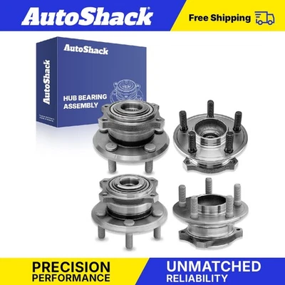 Front Rear Wheel Hub Bearing Assemblies for 2009-2014 Dodge Charger - Image 1 of 2