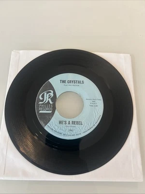 THE CRYSTALS He's A Rebel/I Love You Eddie 1st Press BLUE 1962 Philles 45 rpm Foto 1 de 4