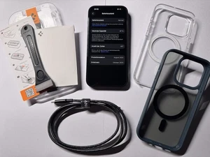 Apple iPhone 15 Pro 128 GB Titan Blau (ohne Simlock) - Bild 1 von 13