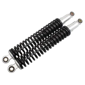 A Pair Black 15.74'' Rear Shock Absorbers Suspension For Honda XL185 / XL185S - Picture 1 of 22