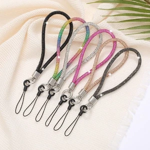 Bright Diamond Crystal Anti-lost Rope Wrist Straps Phone Accessories - Photo 1 sur 14